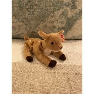 TY Beanie Babies "Whisper" The Deer 1997/1998 *RARE